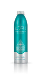 KOPU artesian sparkling water 23oz aluminum bottle