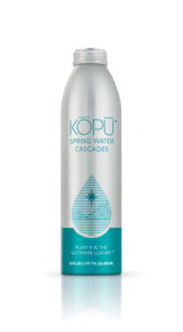 KOPU artesian sparkling water 23oz aluminum bottle