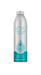 KOPU artesian spring water 23oz aluminum bottle